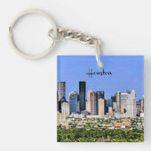 Houston, Texas, landschaftliches Stadtbild Foto Schlüsselanhänger (Vorderseite)