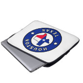 Houston Texas Laptopschutzhülle (Vorne Knopf)