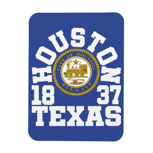 Houston, Texas Magnet (Vertikal)