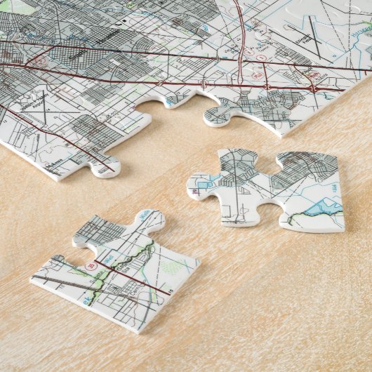 Houston Texas Map (1992) Puzzle (Seite)