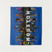 Houston, Texas, mit Graffiti bedeckt Wandteppich (Vorderseite)