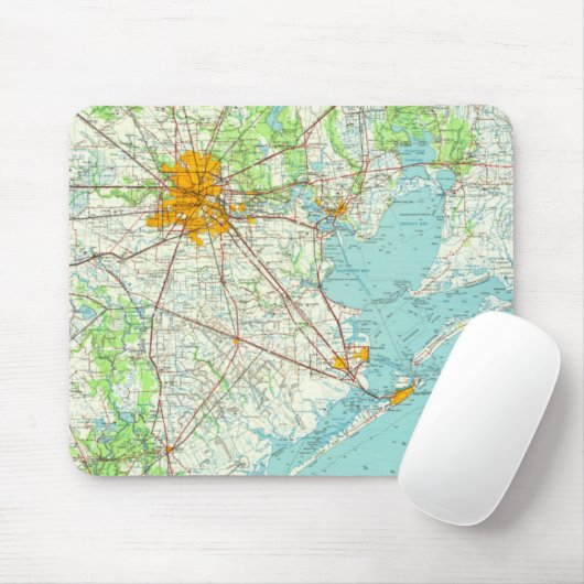 Houston Texas Mousepad (Mit Mouse)