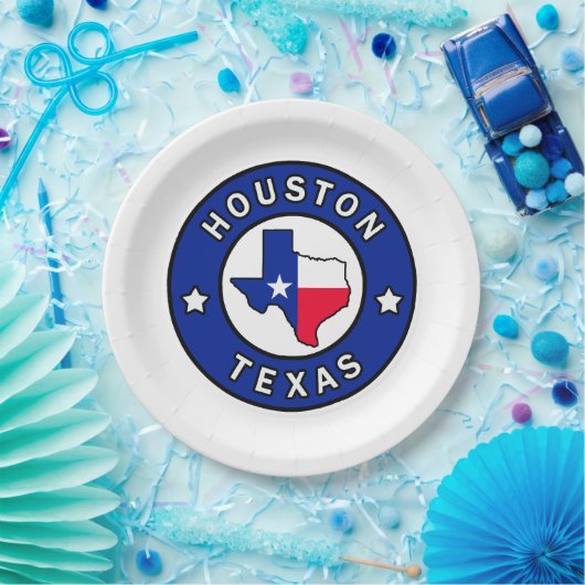 Houston Texas Pappteller (Party)