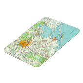 Houston Texas Postcard Magnet (Linke Seite)