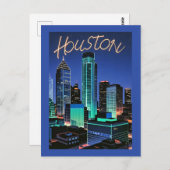 Houston Texas Postcard Postkarte (Vorne/Hinten)