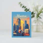 Houston Texas Postcard Postkarte (Stehend Vorderseite)