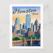 Houston Texas Postcard Postkarte (Vorderseite)