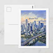 Houston Texas Postcard Postkarte (Vorne/Hinten)