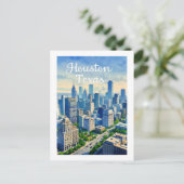 Houston Texas Postcard Postkarte (Stehend Vorderseite)
