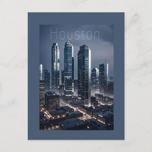 Houston Texas Postcard Postkarte (Vorderseite)
