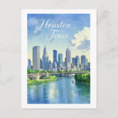 Houston Texas Postcard Postkarte (Vorderseite)