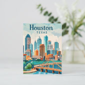 Houston Texas Postcard Postkarte (Stehend Vorderseite)