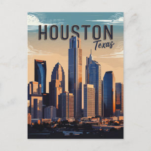 Houston Texas Postcard Postkarte
