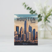 Houston Texas Postcard Postkarte (Stehend Vorderseite)