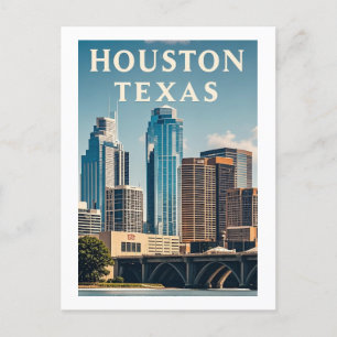 Houston Texas Postcard Postkarte