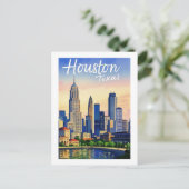 Houston Texas Postcard Postkarte (Stehend Vorderseite)