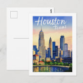 Houston Texas Postcard Postkarte (Vorne/Hinten)
