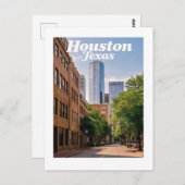 Houston Texas Postcard Postkarte (Vorne/Hinten)