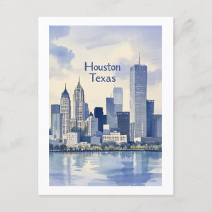 Houston Texas Postcard Postkarte
