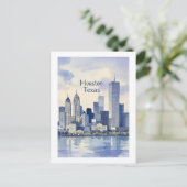 Houston Texas Postcard Postkarte (Stehend Vorderseite)