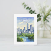 Houston Texas Postcard Postkarte (Stehend Vorderseite)