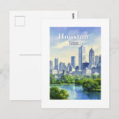 Houston Texas Postcard Postkarte (Vorne/Hinten)