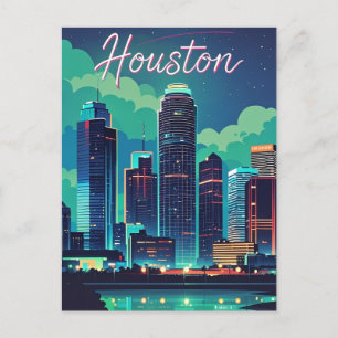 Houston Texas Postcard Postkarte