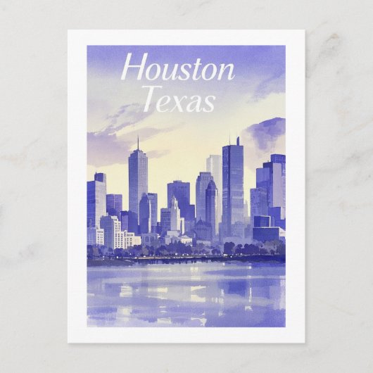 Houston Texas Postcard Postkarte (Vorderseite)