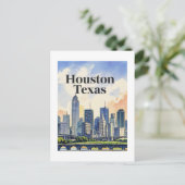 Houston Texas Postcard Postkarte (Stehend Vorderseite)