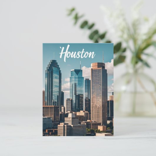 Houston Texas Postcard Postkarte (Stehend Vorderseite)