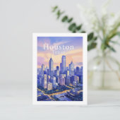 Houston Texas Postcard Postkarte (Stehend Vorderseite)