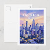 Houston Texas Postcard Postkarte (Vorne/Hinten)