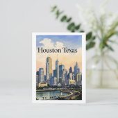 Houston Texas Postcard Postkarte (Stehend Vorderseite)