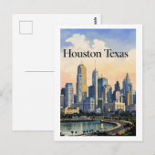 Houston Texas Postcard Postkarte (Vorne/Hinten)
