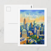 Houston Texas Postcard Postkarte (Vorne/Hinten)