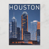 Houston Texas Postcard Postkarte (Vorderseite)