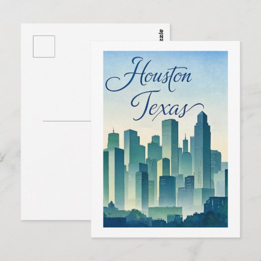 Houston Texas Postcard Postkarte (Vorne/Hinten)