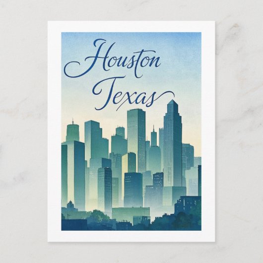 Houston Texas Postcard Postkarte (Vorderseite)