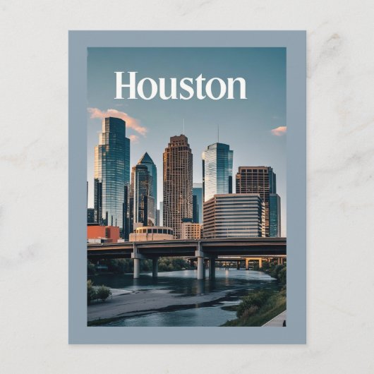 Houston Texas Postcard Postkarte (Vorderseite)
