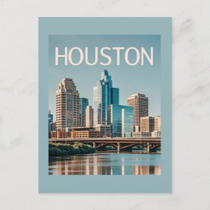 Houston Texas Postcard Postkarte