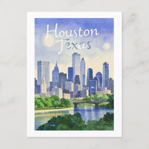 Houston Texas Postcard Postkarte