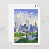 Houston Texas Postcard Postkarte (Vorne/Hinten)