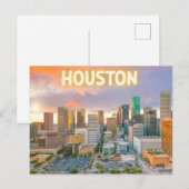 Houston Texas Postcard Postkarte (Vorne/Hinten)
