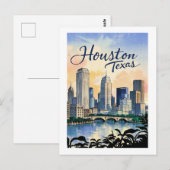 Houston Texas Postcard Postkarte (Vorne/Hinten)