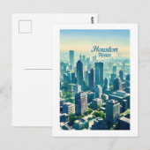 Houston Texas Postcard Postkarte (Vorne/Hinten)