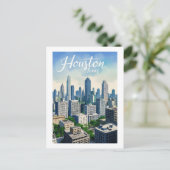 Houston Texas Postcard Postkarte (Stehend Vorderseite)