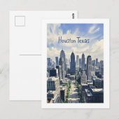 Houston Texas Postcard Postkarte (Vorne/Hinten)