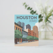 Houston Texas Postcard Postkarte (Stehend Vorderseite)