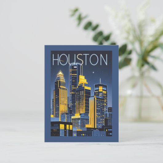 Houston Texas Postcard Postkarte (Stehend Vorderseite)