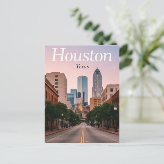 Houston Texas Postcard Postkarte (Stehend Vorderseite)